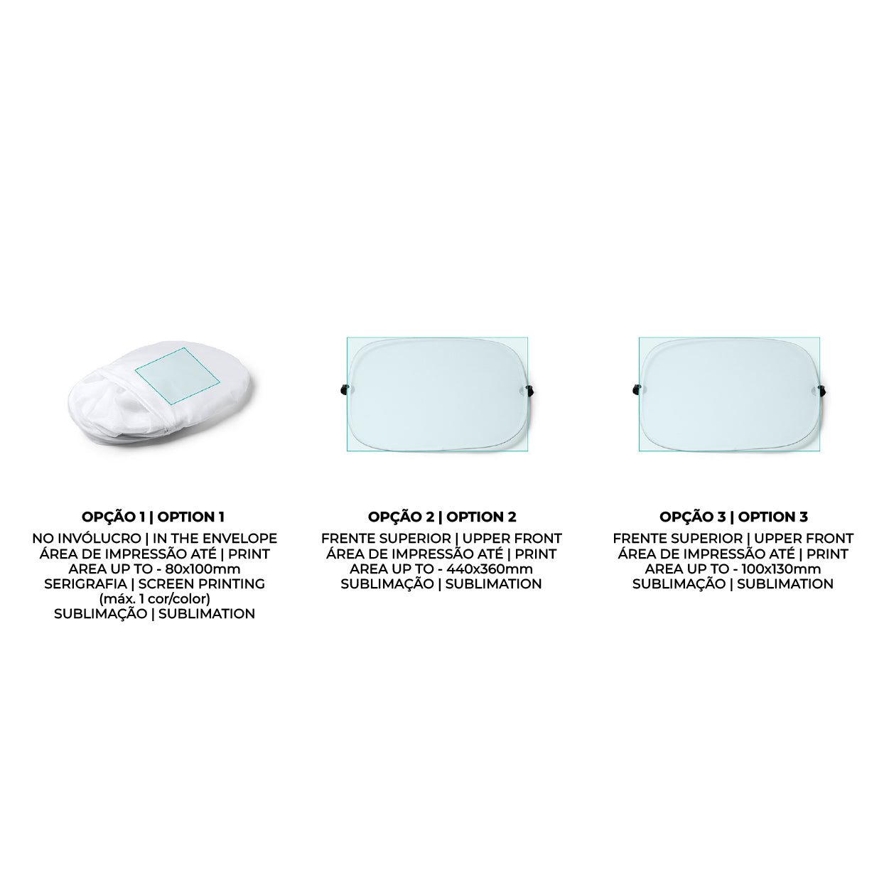 CONJUNTO DE 2 PROTETORES SOLARES BANJARMASIN