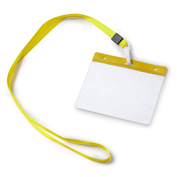FITA LANYARD COM CRACHÁ TRAT