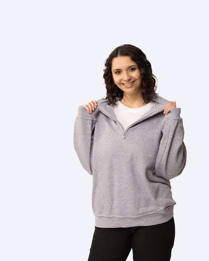 SWEATSHIRT MEIO FECHO EDIMBURGO