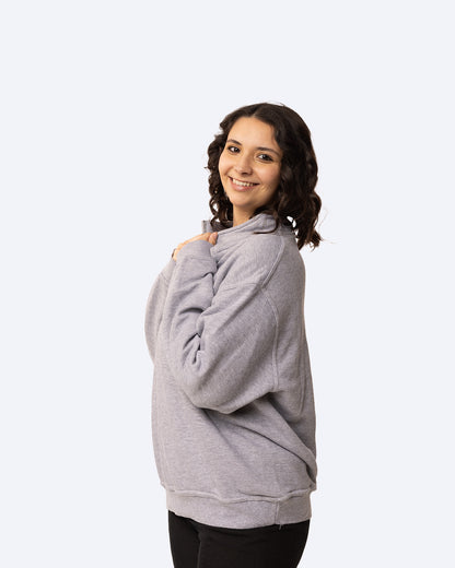 SWEATSHIRT MEIO FECHO EDIMBURGO